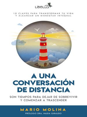 cover image of A una conversación de distancia